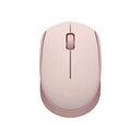 Mouse Logitech M170 - Inalámbrico Con Receptor, 2.4Ghz, USB, Óptico, 1000 dpi, Rosado. 910-006862.