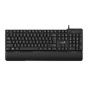 Teclado Genius Kb-100xp - Alámbrico, Español, Negro. 31310050401.