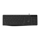 Teclado Genius Kb-117s - Alámbrico, Usb, Español, Negro. 31300017401.