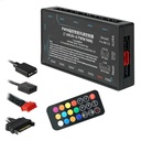 Controlador de Ventiladores y LED O.E.M ARGB - Para PC, 7x ARGB 5v 3 Pins,, 6x PWM Fans (2510) 4 Pins. Fm-MFC2
