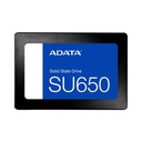 Unidad de Estado Solido(SSD) A-Data ASU650SS - 2.5", Capacidad de 256GB, 3D TLC, 520MB/s de lectura, 450MB/s de escritura, SATA3 6Gbit/s. ASU650SS-256GT-R