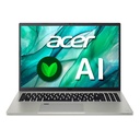 Laptop Acer AV16-51P-7063 - Pantalla 16" 2560 x 1600 IPS, Intel® Core™ Ultra 7 155U, 16GB LPDDR5X, 512GB M.2 NVMe, Webcam, Wifi, Bluetooth, Intel® Graphics, Windows 11 Home Ingles, Color Gris. AV16-51P-7063